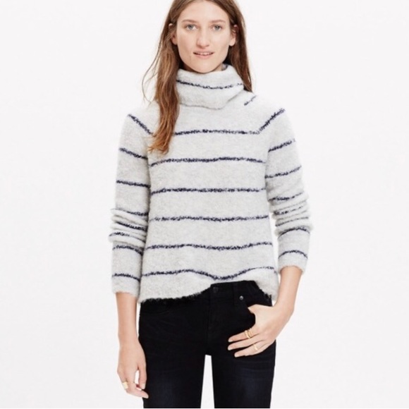 Madewell Tops - NWT MADEWELL Boucle Wool/Alpaca Turtleneck Sz XS